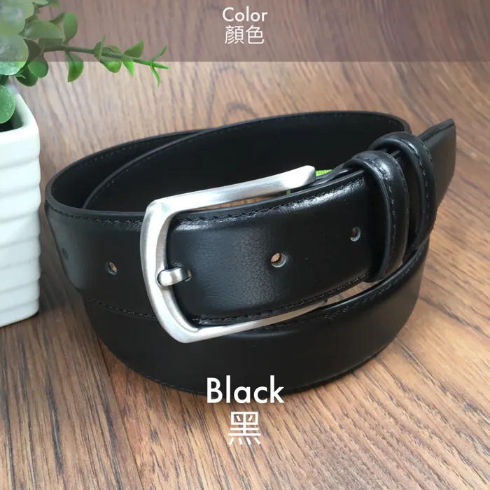 [香港品牌 EBELT] EBM 165  男裝高級頭層牛皮真皮皮帶 3.4cm Top Grade Full Grain Cow Leather Belt