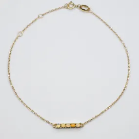'100 Ways' Ethiopian Opal Dainty Bracelet | 0.10ctw |
