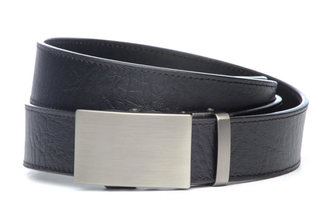 1.5" Black Buffalo Vegetable Tanned Leather w/buckle