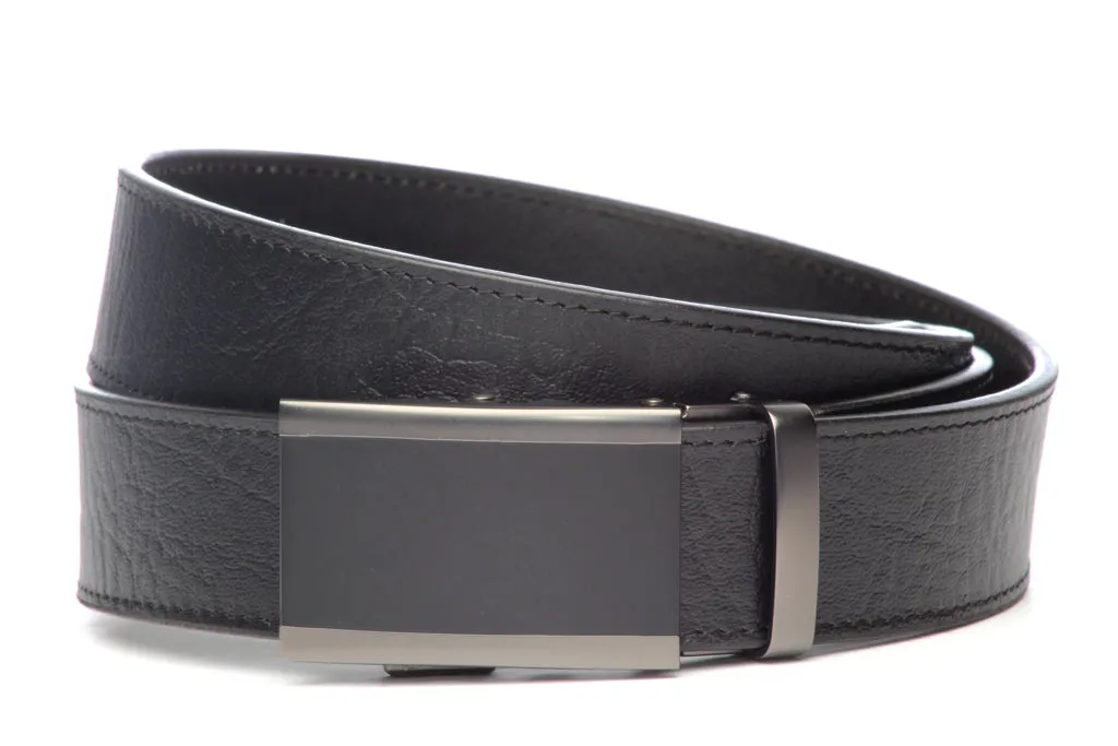 1.5" Black Buffalo Vegetable Tanned Leather w/buckle