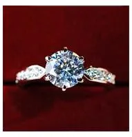 1.75ct Polished Austrian Crystal Rose Gold Ring