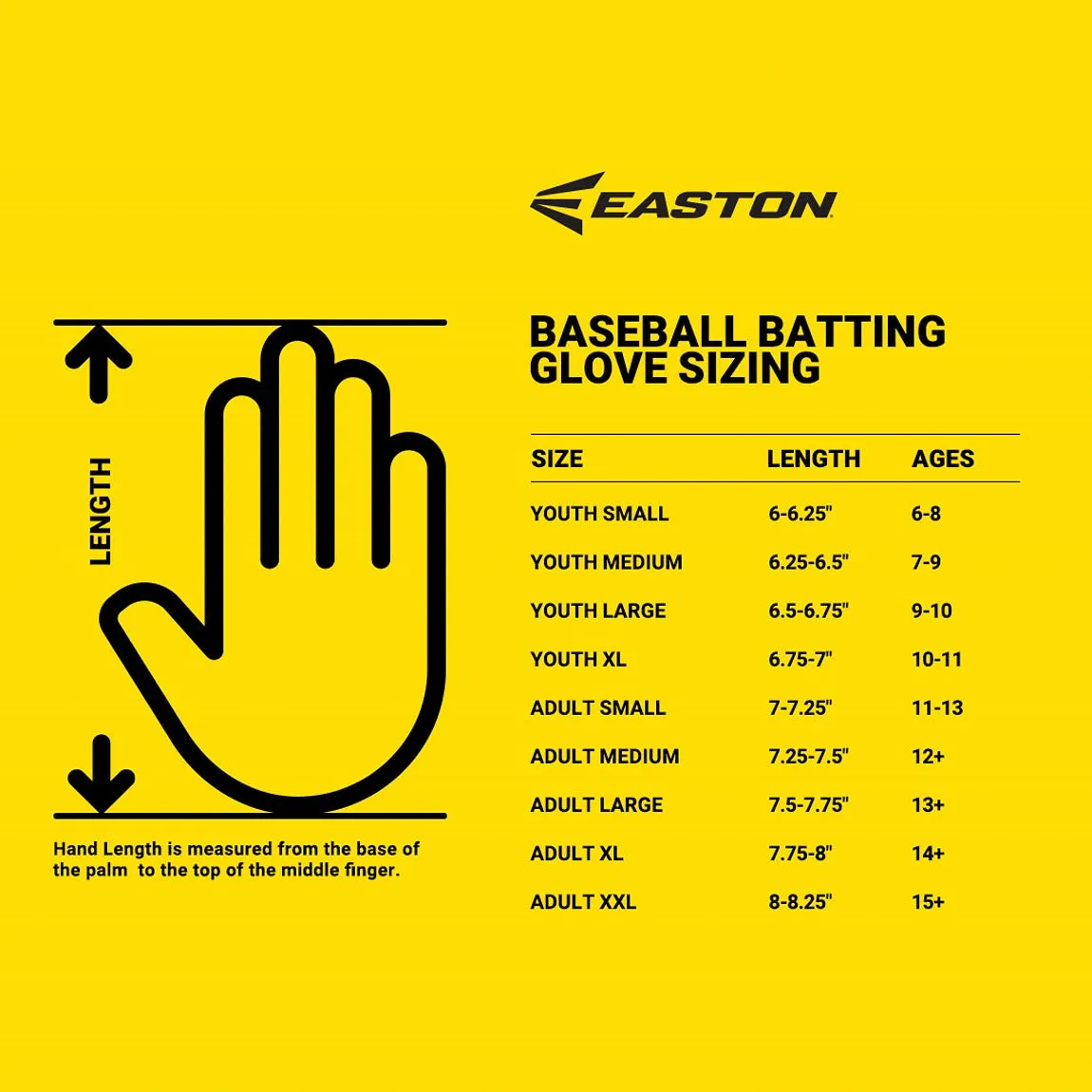 2025 Easton MAV PRO Locked-In Adult Baseball Batting Gloves