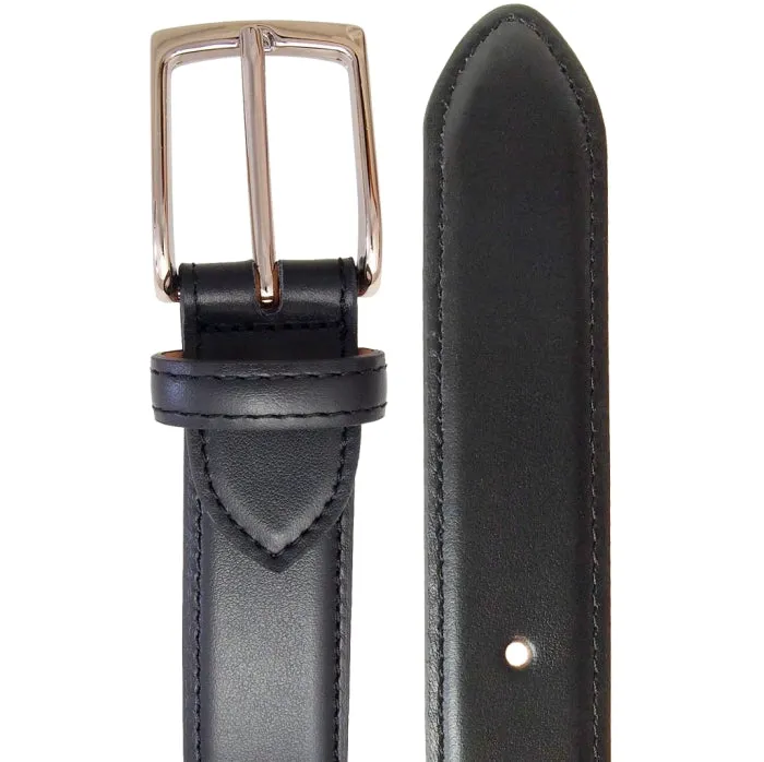 30 mm Sartorial Buffed Leather Belt Black