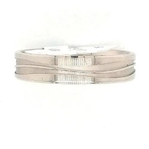 5mm Wide Matt Ring With Wave Design