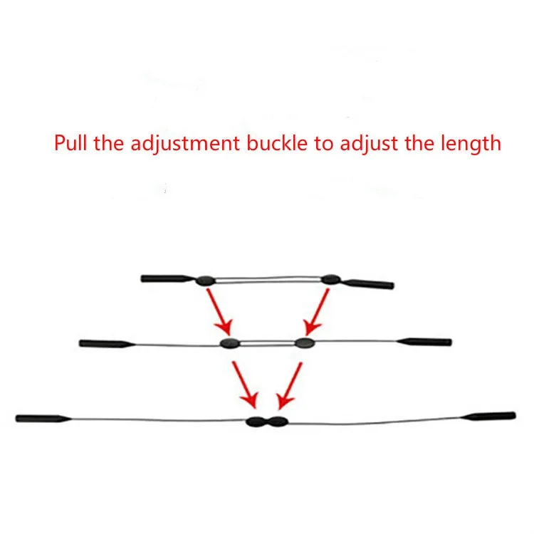 Adjustable Glasses Lanyard Sports Glasses Non-slip Ear Hook Cover, Size:30cm for Adult