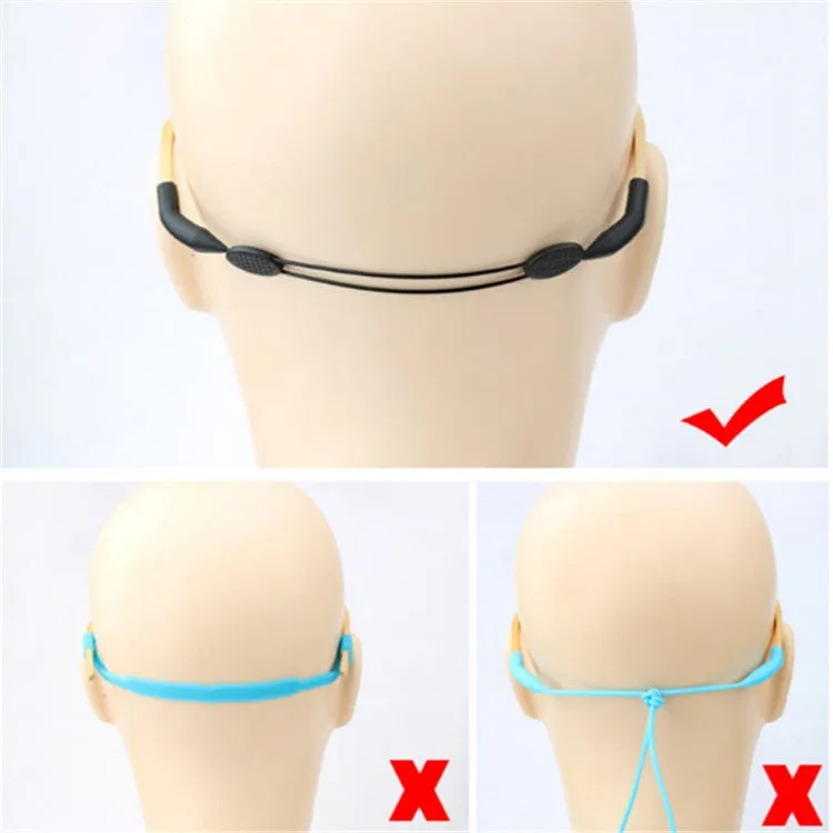 Adjustable Glasses Lanyard Sports Glasses Non-slip Ear Hook Cover, Size:30cm for Adult