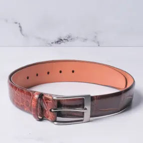 Alligator Belt by Martin Dingman — Chestnut