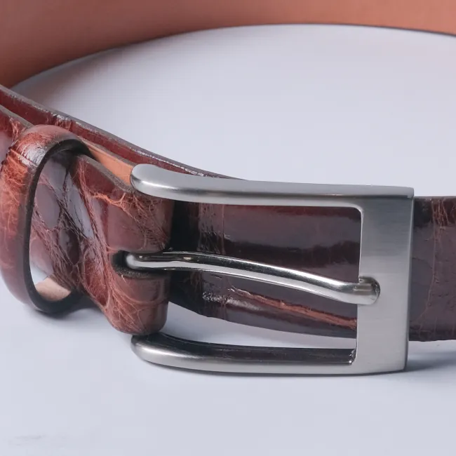 Alligator Belt by Martin Dingman — Chestnut