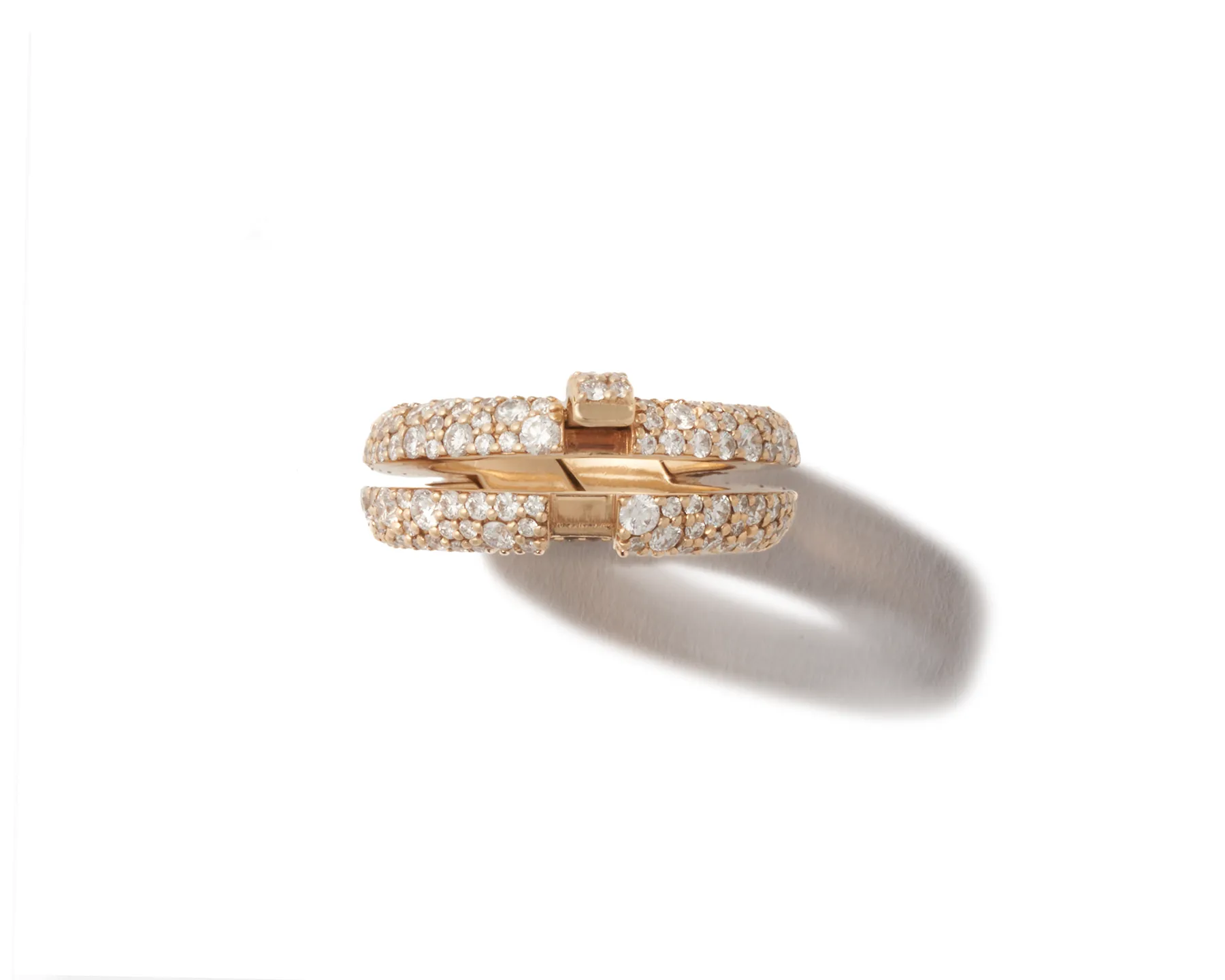 Allstone Medium DiMe Ring with Diamonds