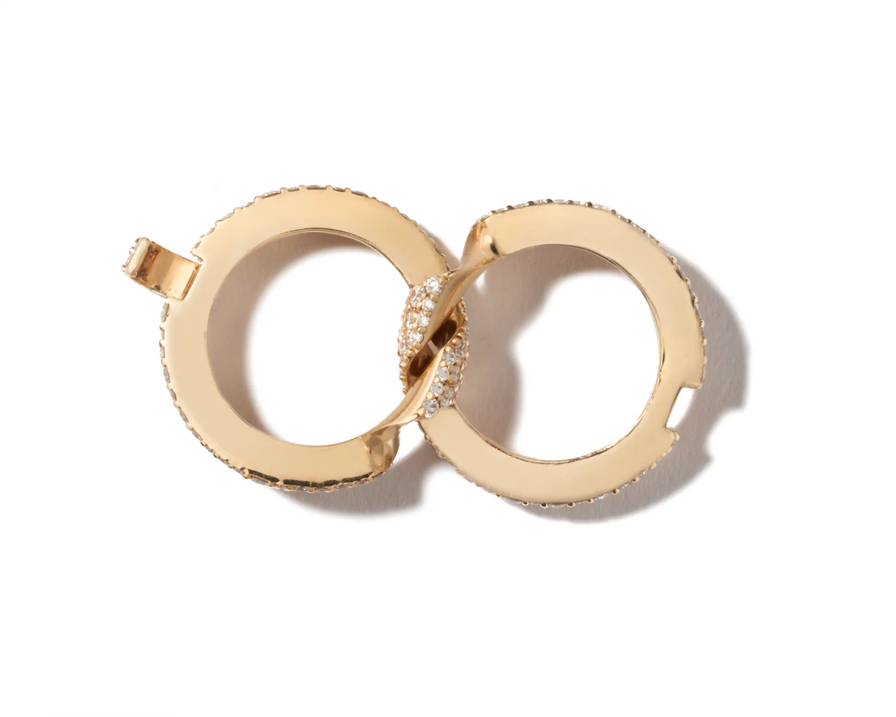 Allstone Medium DiMe Ring with Diamonds