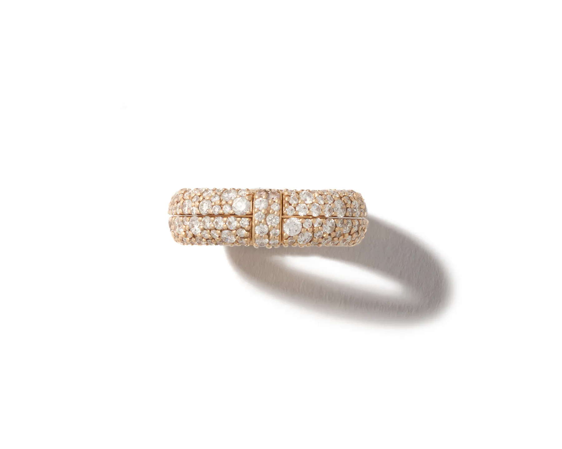 Allstone Medium DiMe Ring with Diamonds