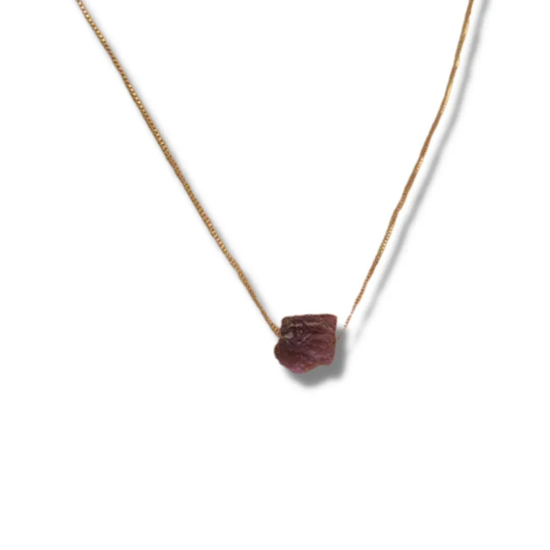 Amethyst - 14k Gold Plated Necklace
