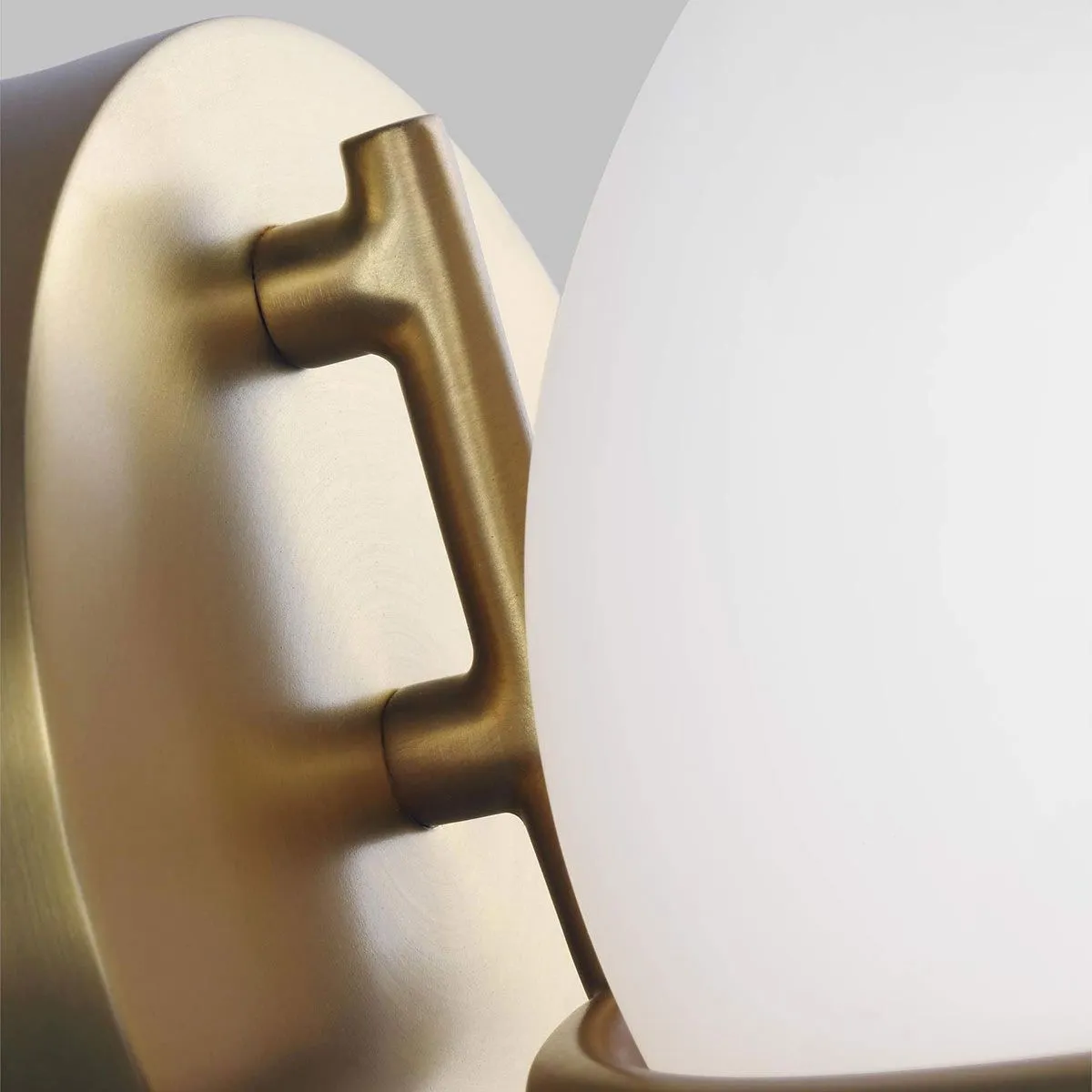 Apollo 1 Light Wall Light - Burnished Brass/Polished Nickel IP20 G9