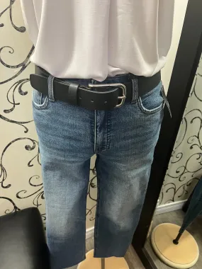 Armour LBW031-B Black Leather Belt