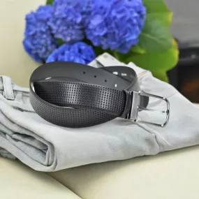 B10 Classic Perforated Leather Men's Belt