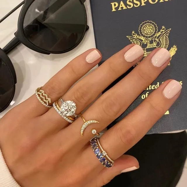 Baguette   Pavé Diamond Ring