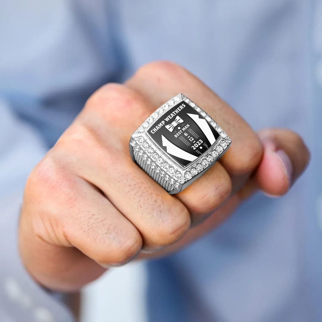 Best Man Custom Championship Ring