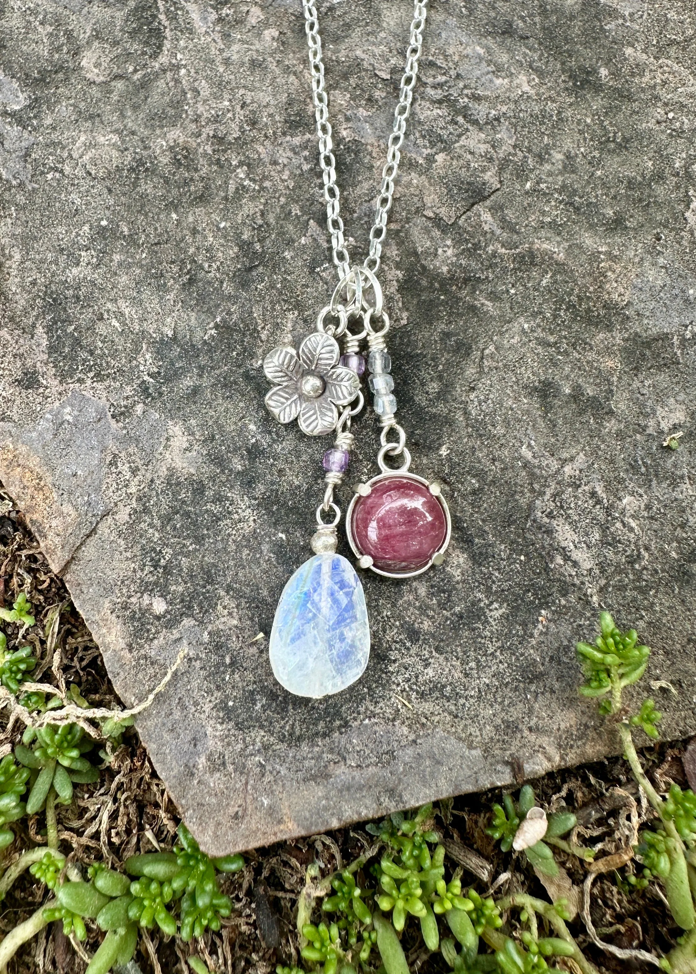 Bezel Talisman Necklace