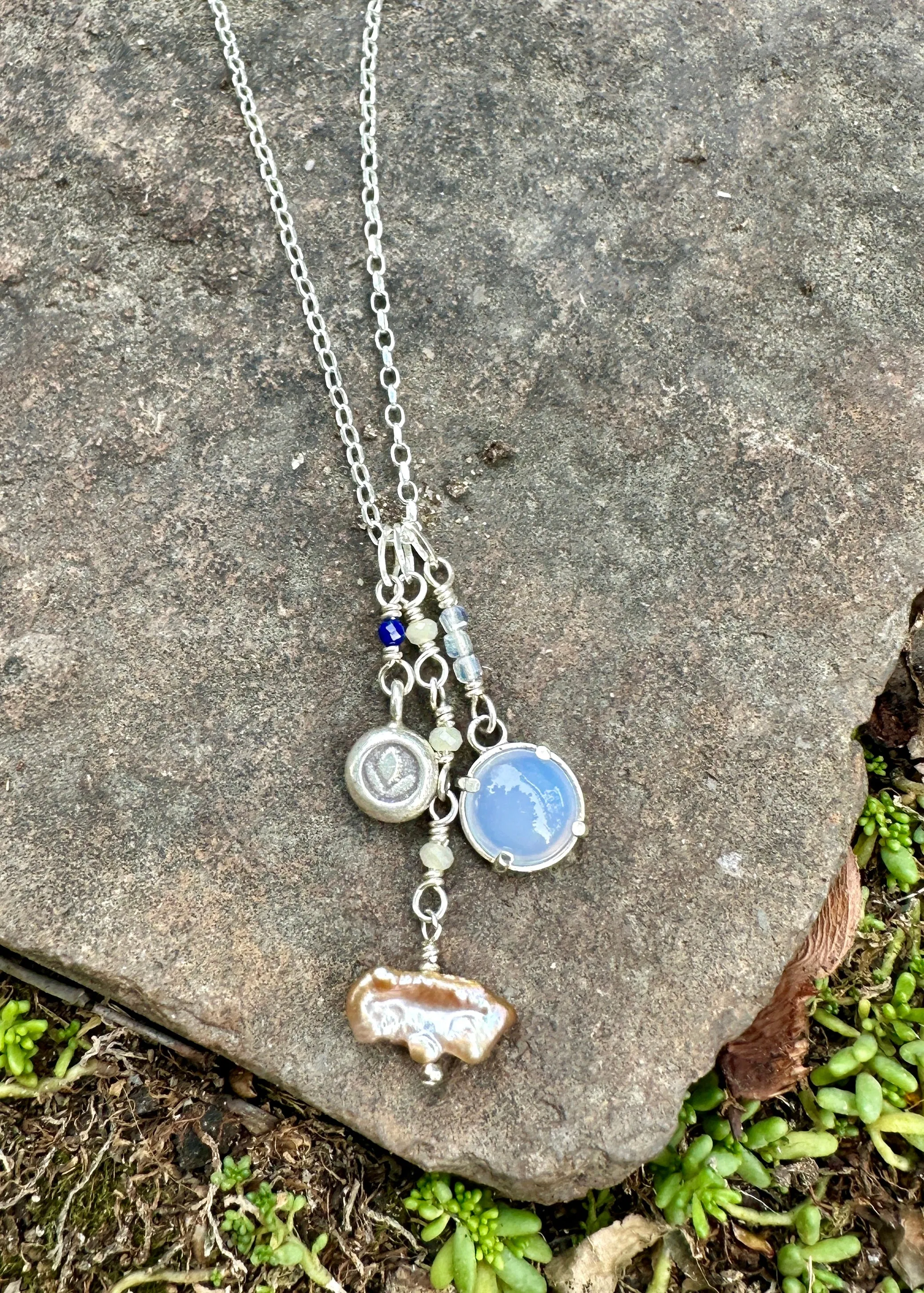 Bezel Talisman Necklace