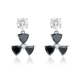 Black & White Diamond Earrings