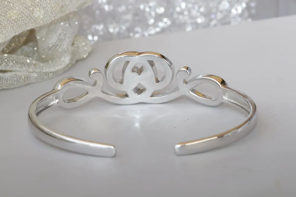 BLUE INFINITY BRACELET