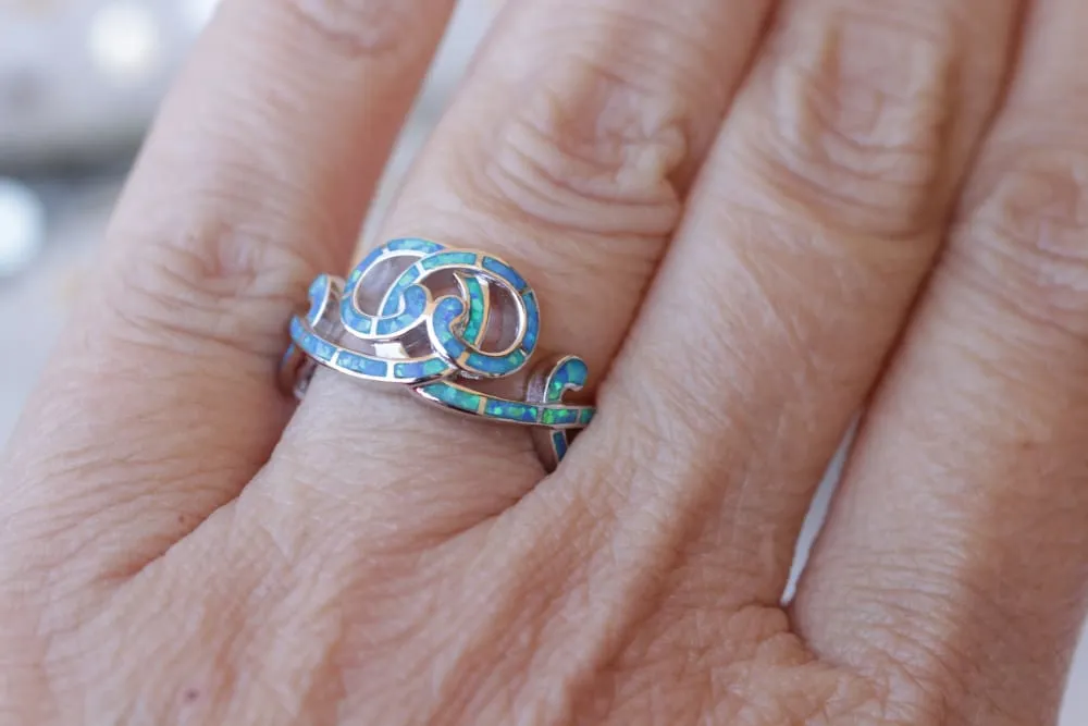 BLUE INFINITY BRACELET