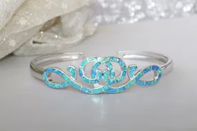 BLUE INFINITY BRACELET