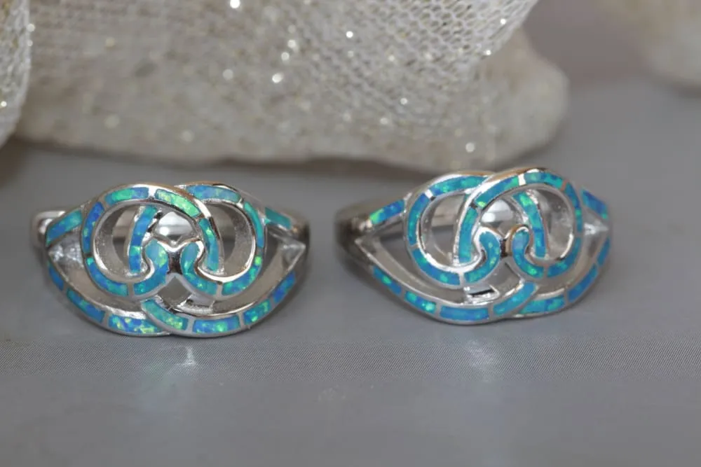 BLUE INFINITY BRACELET