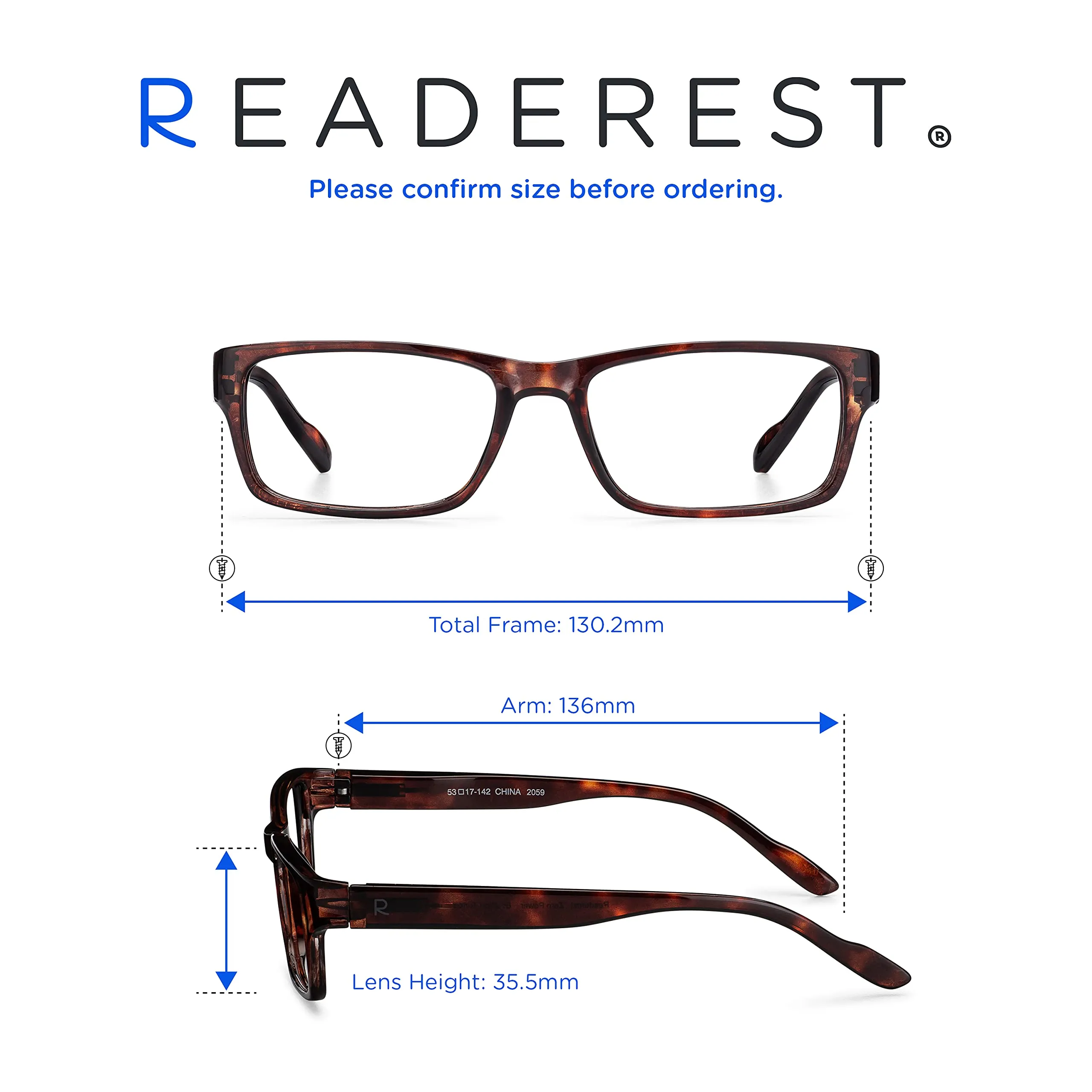 Blue-Light-Blocking-Reading-Glasses-Bourbon-Tortoise-3-50-Magnification Anti Glare
