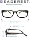Blue-Light-Blocking-Reading-Glasses-Grey-1-00-Magnification-Computer-Glasses