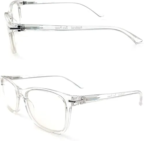 Blue-Light-Blocking-Reading-Glasses-Spring-Hinges-Uv-Protection-Clear-3-00-Computer-Glasses