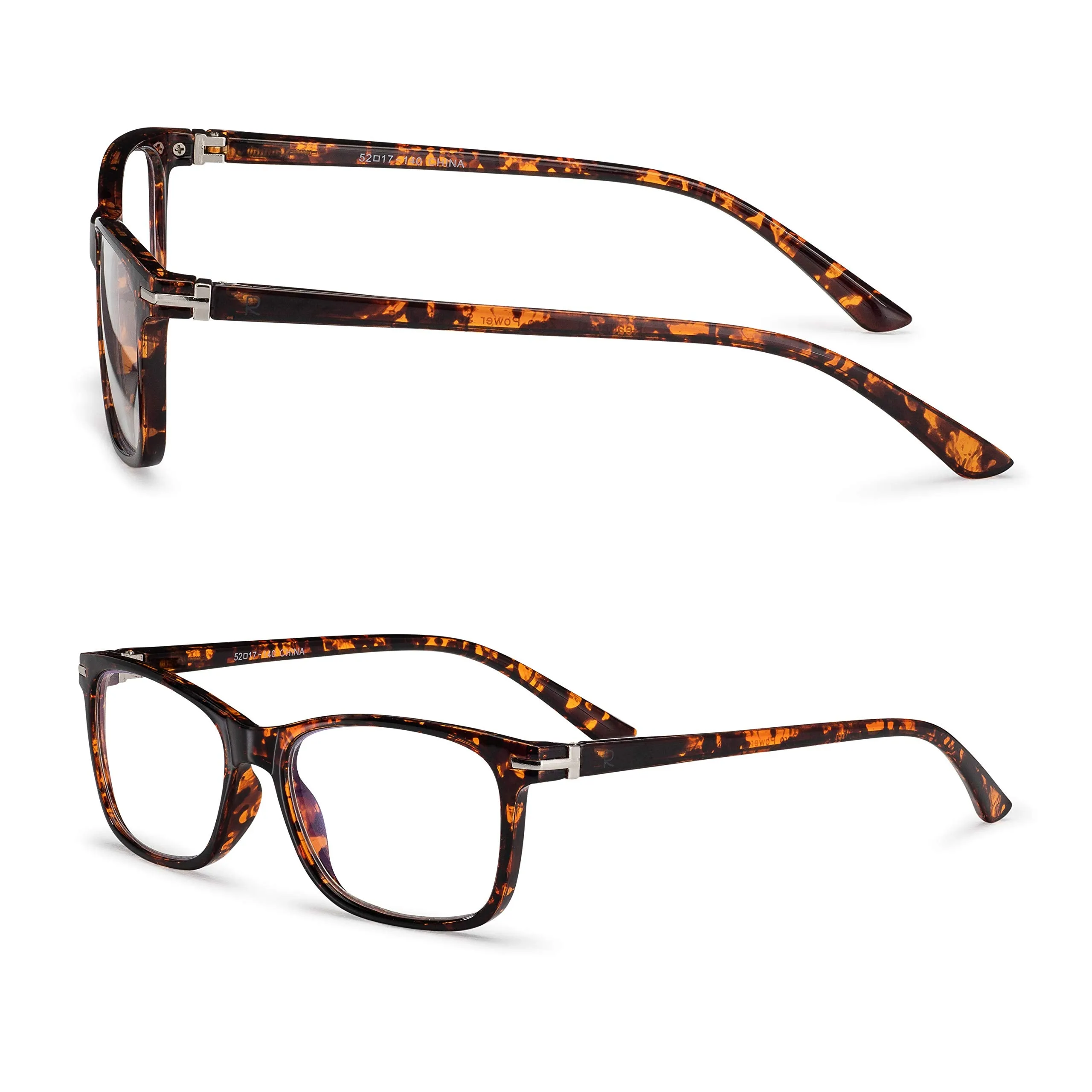 Blue-Light-Blocking-Reading-Glasses-Tortoise-0-50-Magnification-Computer-Glasses