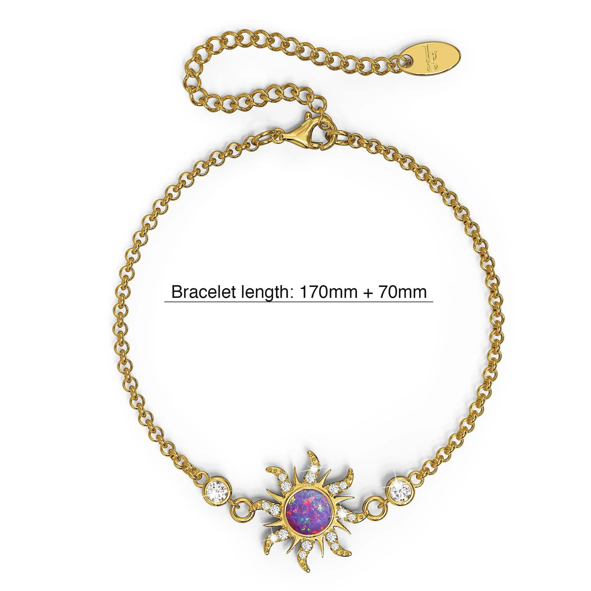 Boxed Rapunzel Opal Bracelet and Ring Set