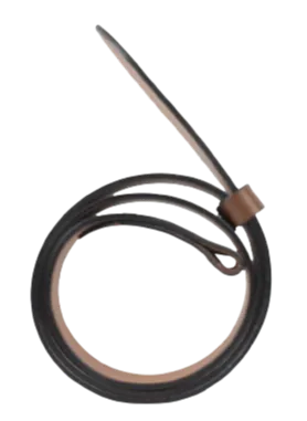 Brown 1.25 Inch (32mm) Buckleless Leather Belt Strap Chicago Screws