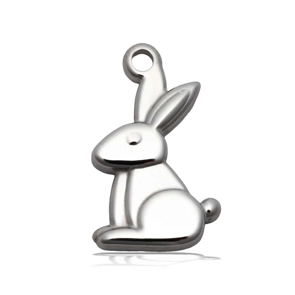 Bunny Charm with Blue Opal Jade Charity Bracelet