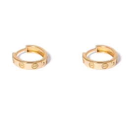 Cartier Ring Hoop Earrings