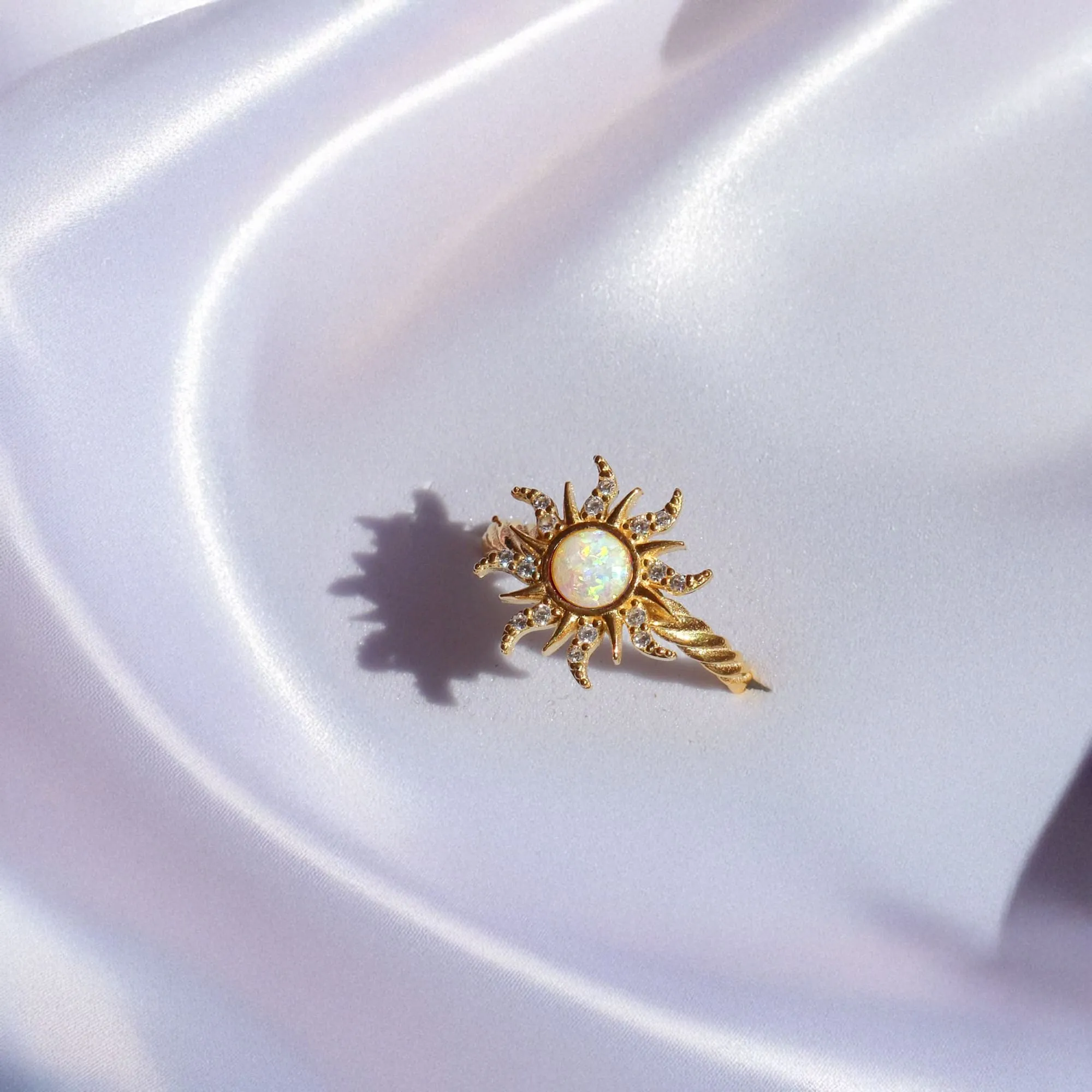 Celestial Opal Sun Ring
