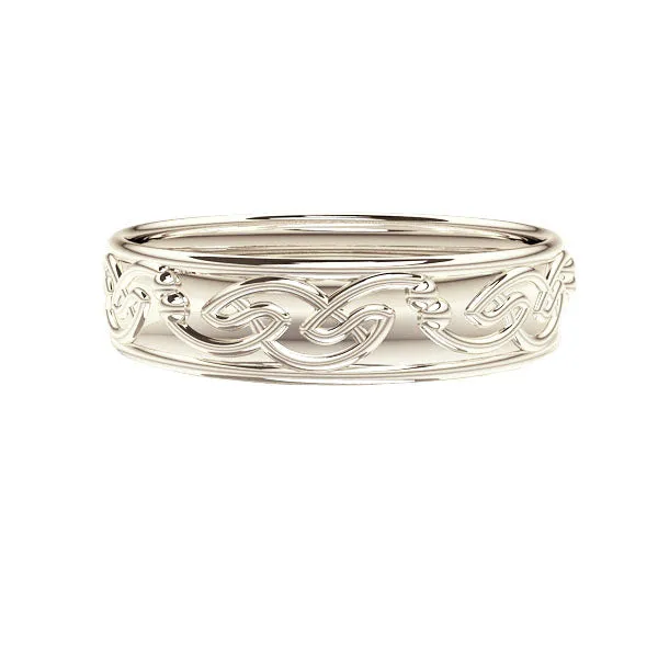 Celtic Flow Edinburgh Wedding Ring