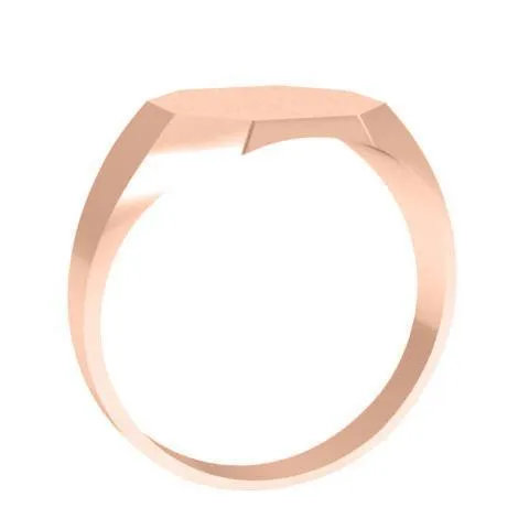 Chunky Octagon Ladies Signet Ring - 13mm x 13mm