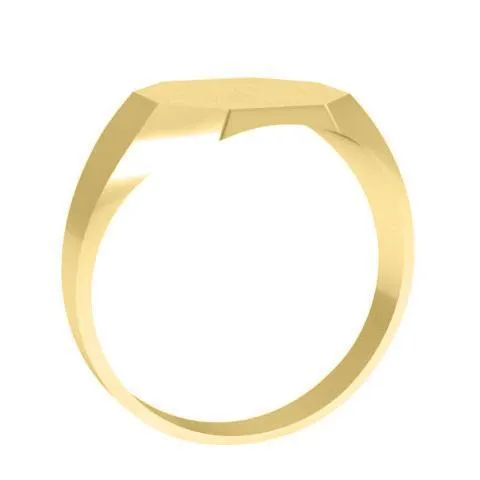 Chunky Octagon Ladies Signet Ring - 13mm x 13mm