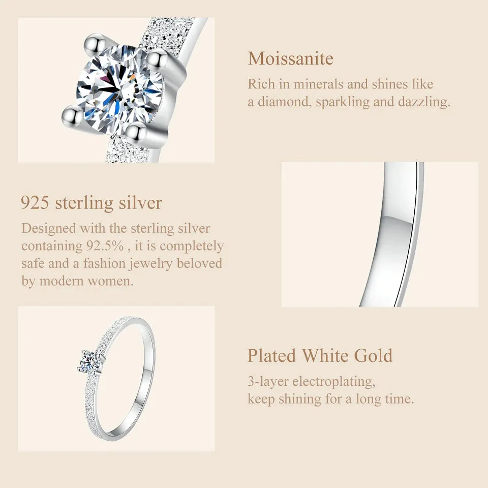 Classic Moissanite Wedding Ring