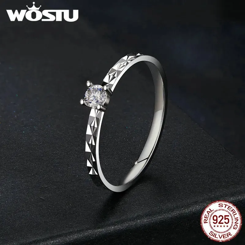 Classic Moissanite Wedding Ring