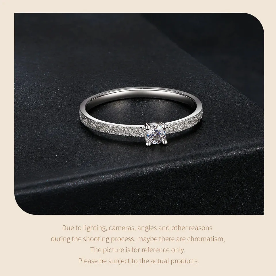 Classic Moissanite Wedding Ring