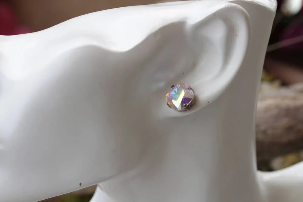 CRYSTAL AB EARRINGS