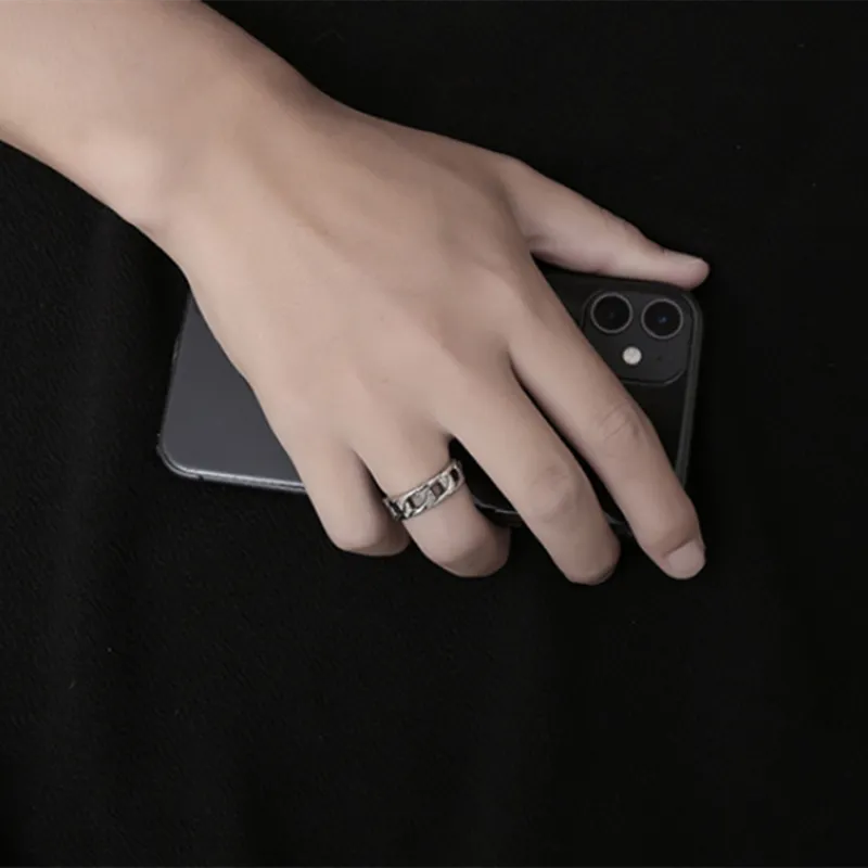 Cuban Silver Ring
