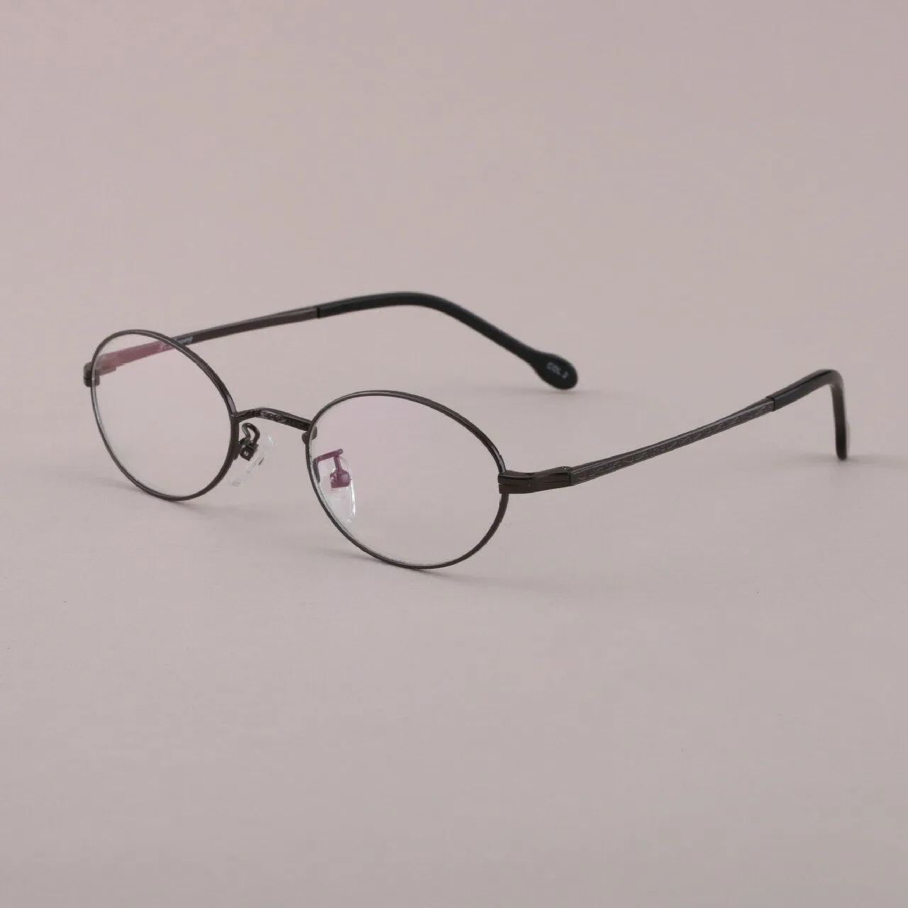 Cubojue Unisex Full Rim Oval Alloy Myopic Reading Glasses