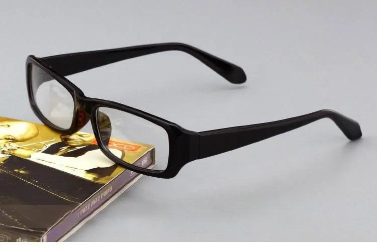Cubojue Unisex Full Rim Rectangle Tr 90 Titanium Myopia Reading Glasses 2819