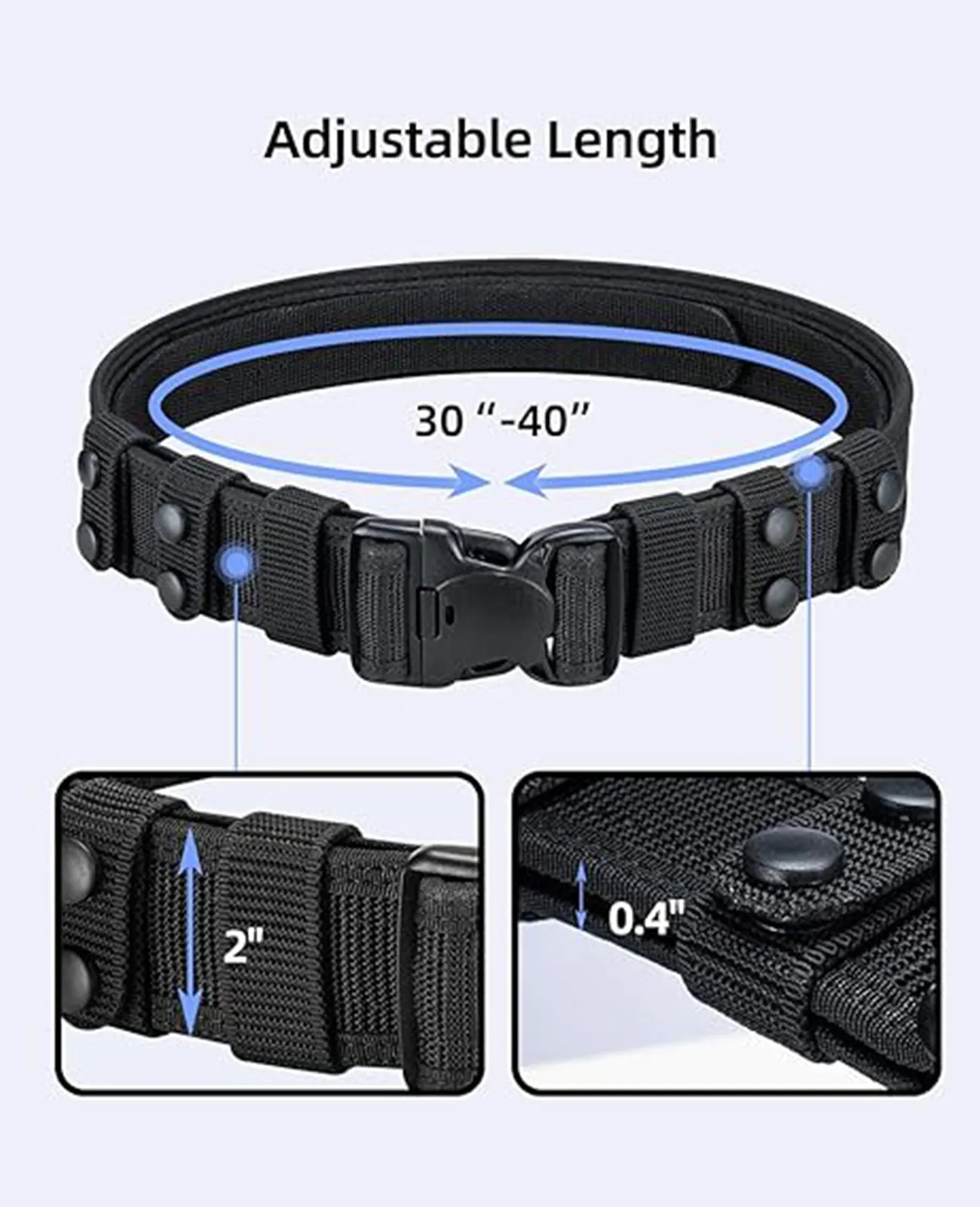 CVLIFE 2 in 1 Design Utility Multifunctional Duty Belt for Outdoor Sport