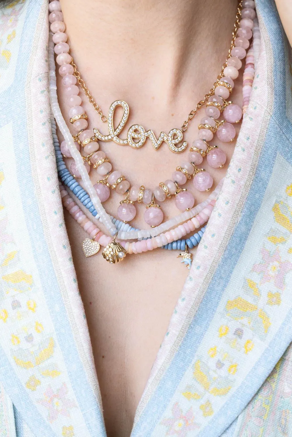 Dolphin Family Blue Opal Charm Wrap Bracelet