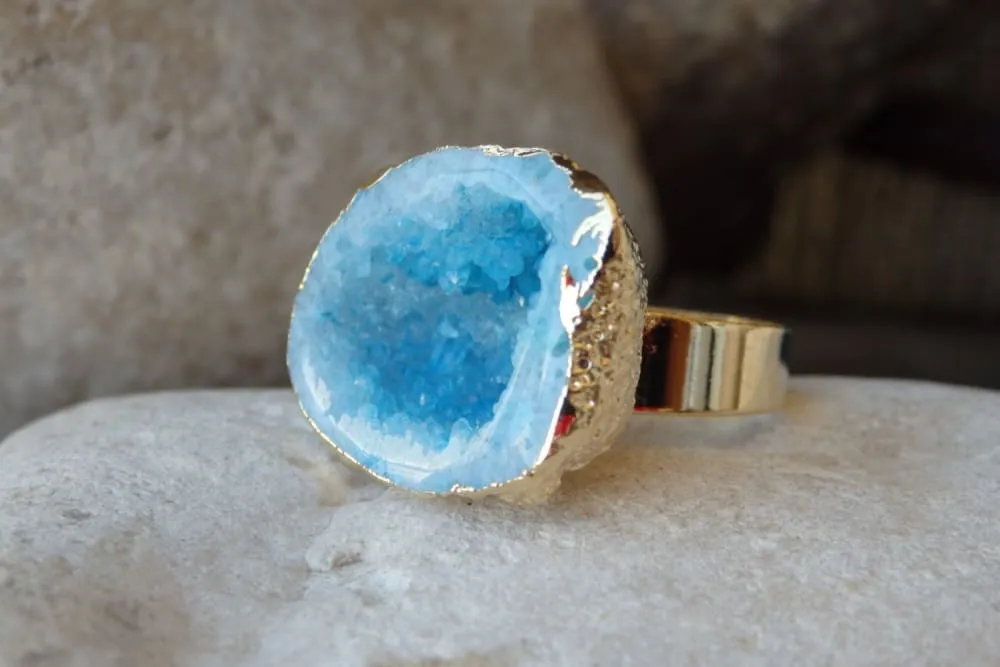 Druzy necklace